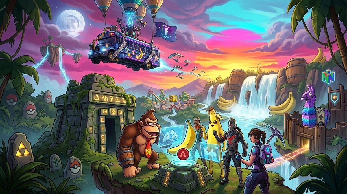 Nintendo odkrywa genezę Donkey Kong Bananza, a Epic Games wkracza w nową erę crossoverów Fortnite